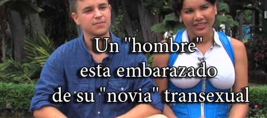 El mundo al revés: Un ''hombre'' esta embarazado de su ''novia'' transexual (video)