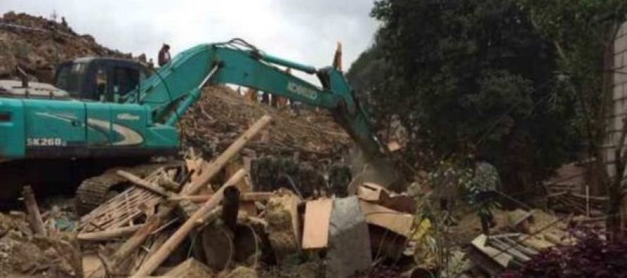 Deslizamiento de tierra deja 21 muertos y 16 desaparecidos en China