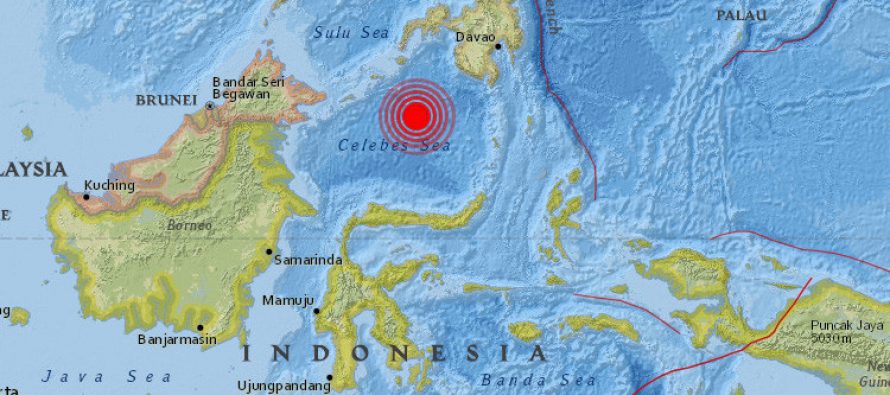 Se registra un sismo de magnitud de 7,3 entre Indonesia y Filipinas